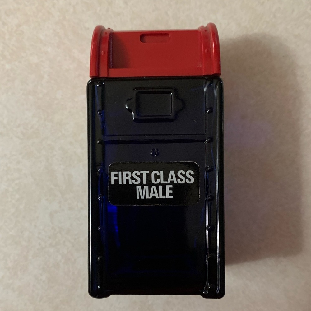 Vintage Avon “First Class Male” Box Bottle